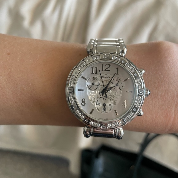 Rare Balmain Chrono Lady diamond watch - Picture 2 of 7